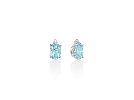 Orecchini Miluna Donna GEMMA DEL CIELO 375 OLD in Oro Diamante ERD2818X - ERD2818X